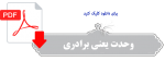 وحدت یعنی برادری